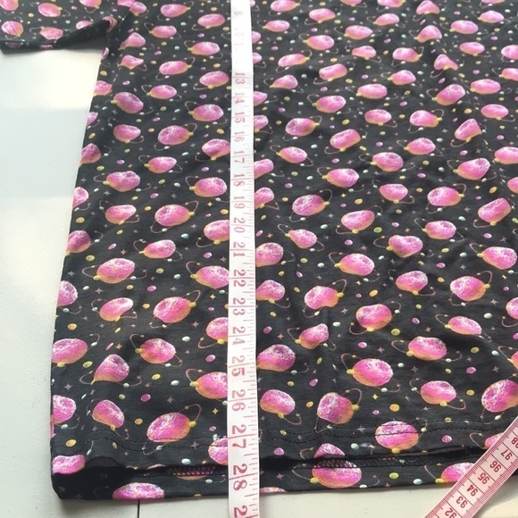 𝅺nwt Super Massive donut galaxy/space novelty print T-shirt M - Picture 6 of 8